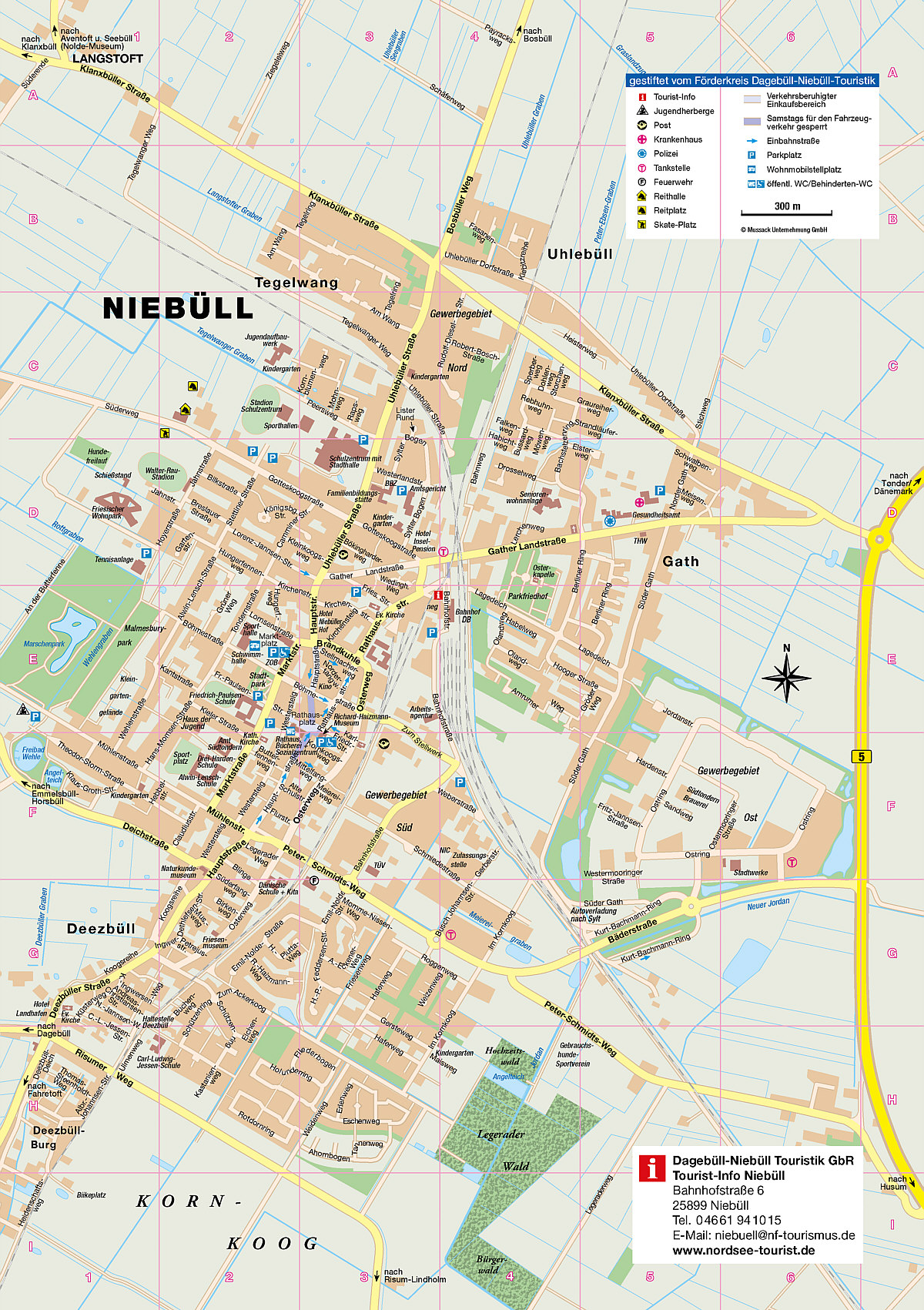 Stadtplan Niebuell
